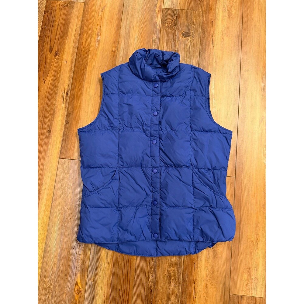 Lands' End Blue Puffer Vest